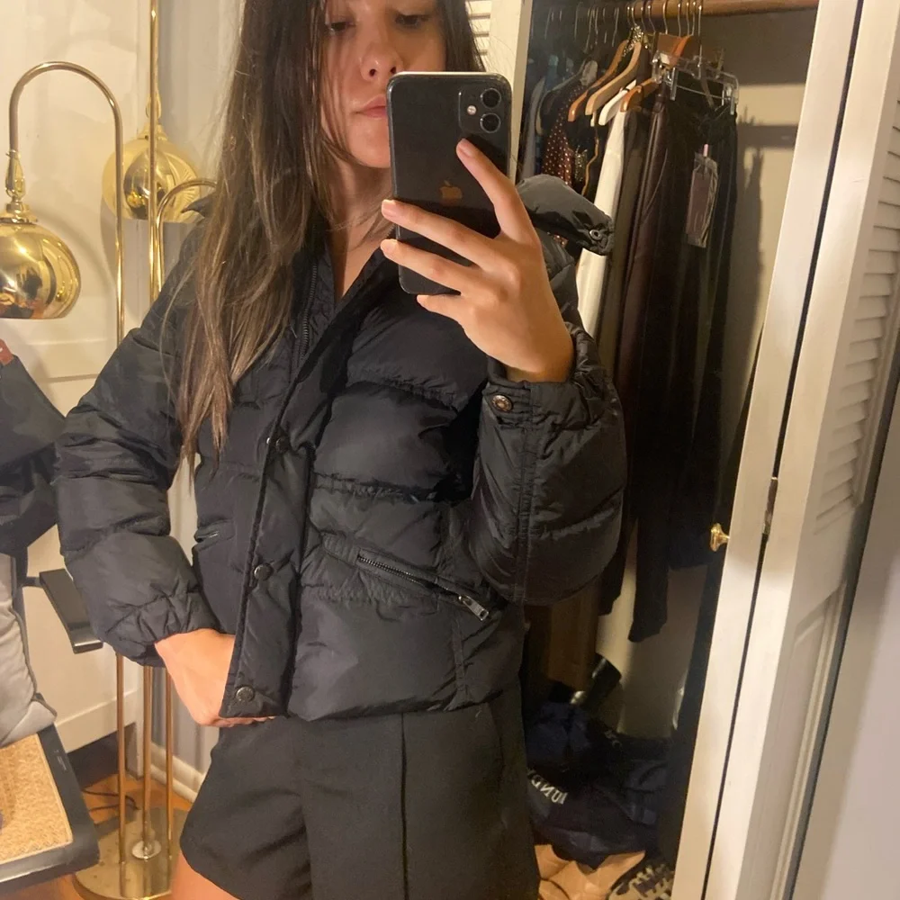 Prada Black Puffer Jacket - Picture 3 of 16